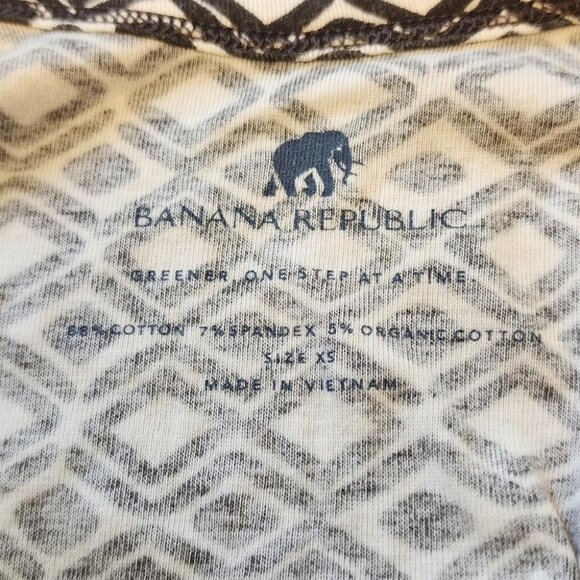 BANANA REPUBLIC Diamond Pattern Tank Size Extra Small XS - Picture 2 of 3